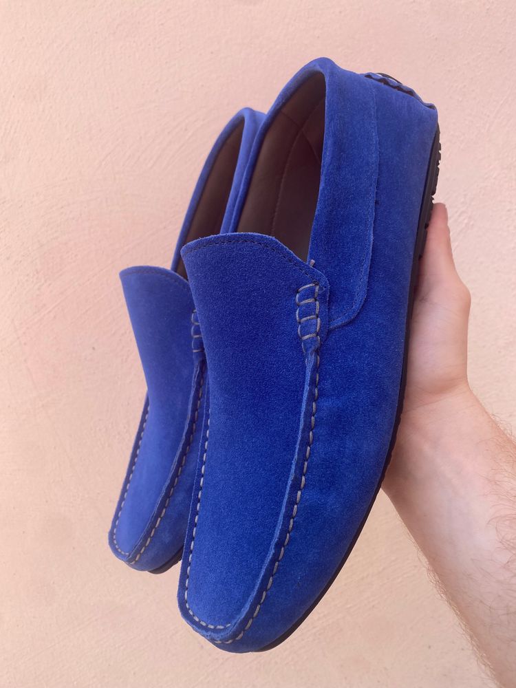 Vera Pelle Mocassino blu royal 41 product image