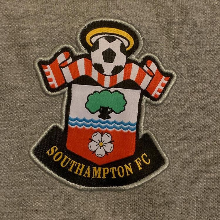 Southampton 2021/22 Hummel Football Training Polo Shirt Grey XS 4