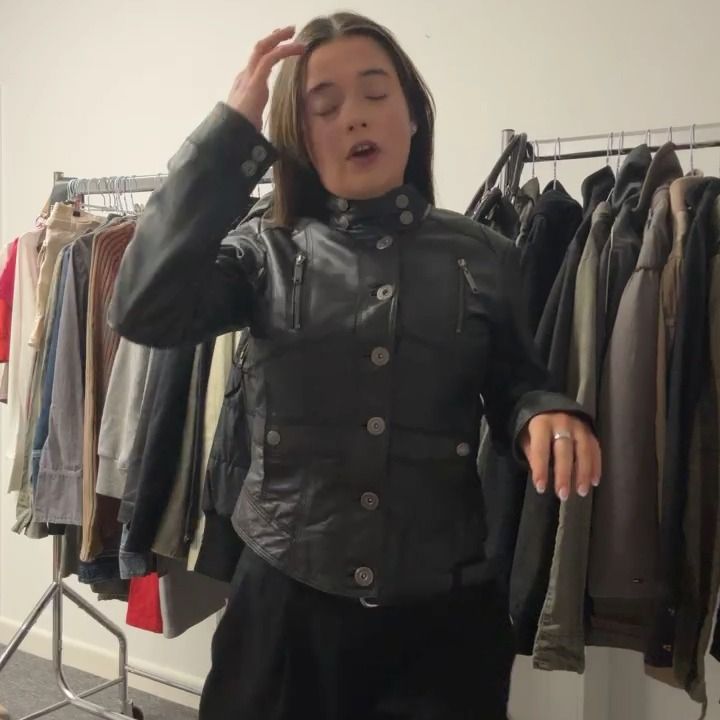 CORSET LEATHER JACKET image 1