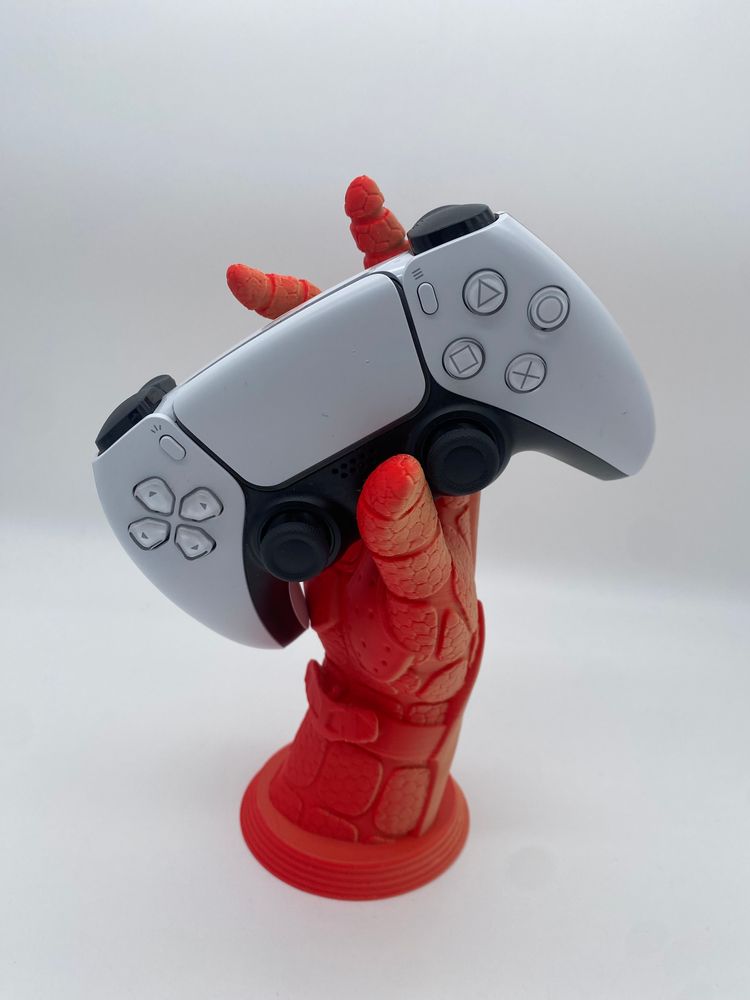 Porta Controller PS4/PS5/XBOX Red Hand-Shaped Controller Stand