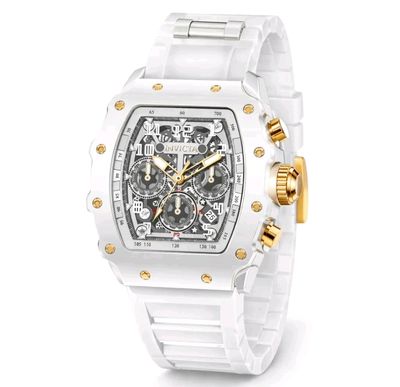 Invicta Racing White Hot - Nitro Gen 43mm Mens Watch - Model 69700