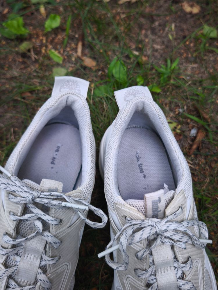 Timberland White Sneakers image 9