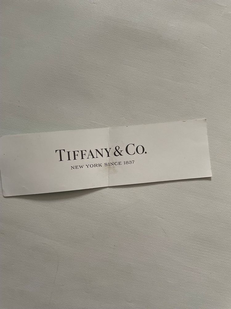 TIFFANY & CO. STICKER (SLIGHTLY DAMAGED - BENT)
