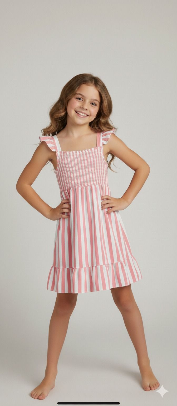 Other Pink And White Striped Dress product image