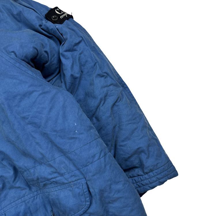 CP Company Vintage 90's Blue Fur Hood Junior Zipped Jacket - Small image 10