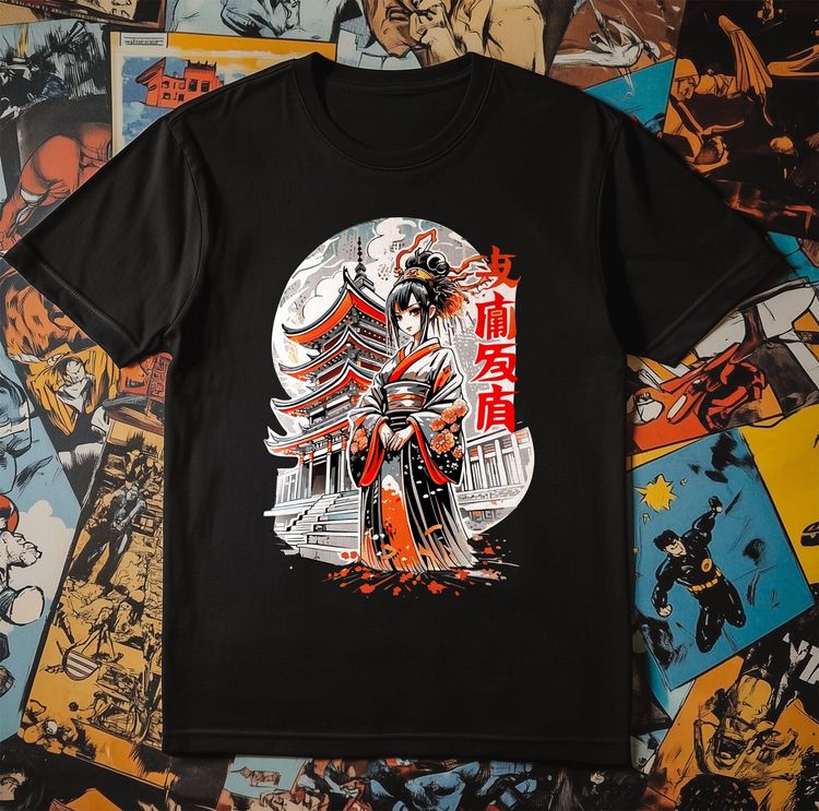 Geshir Anime Samurai T-shirt image 5