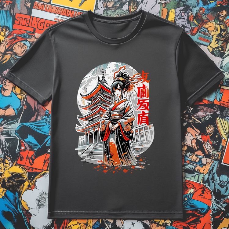 Geshir Anime Samurai T-shirt image 3