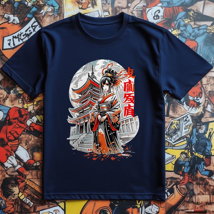 Geshir Anime Samurai T-shirt image 1