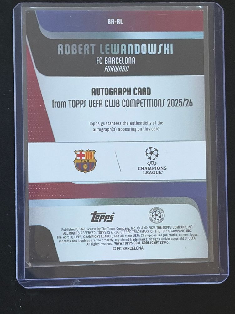 Immagine di 🔥Auto /50 Robert Lewandowski Topps Flagship Gold Foil🔥+Free 8 bit Trading Card 5