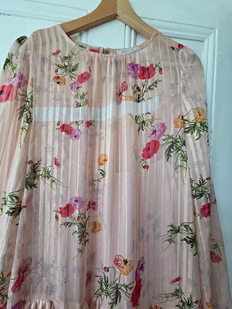 Floral Long Sleeve Dress 2