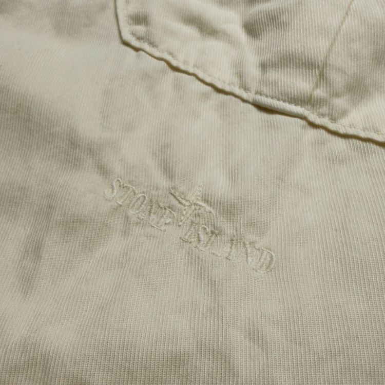 S/S 08 Stone Island Double Pocket Short Sleeve Shirt - Cream imagen 4