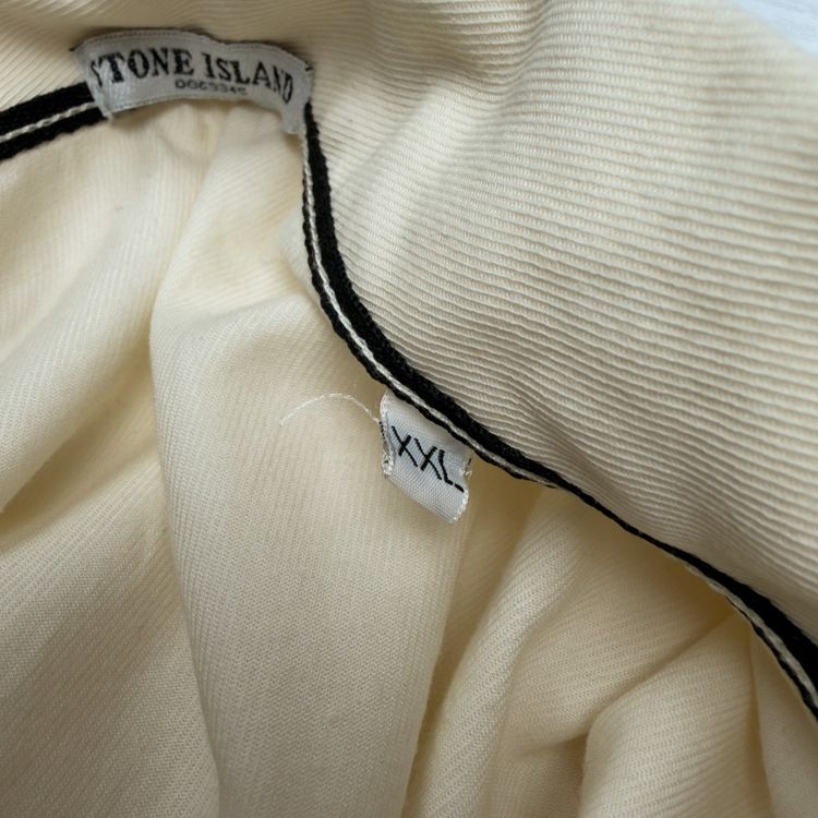 S/S 08 Stone Island Double Pocket Short Sleeve Shirt - Cream imagen 3