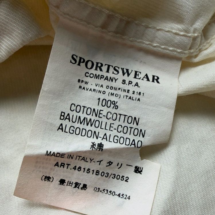 S/S 08 Stone Island Double Pocket Short Sleeve Shirt - Cream imagen 5