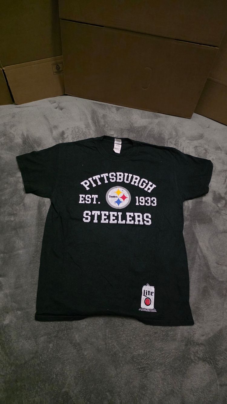 Black Pittsburgh Steelers T-Shirt