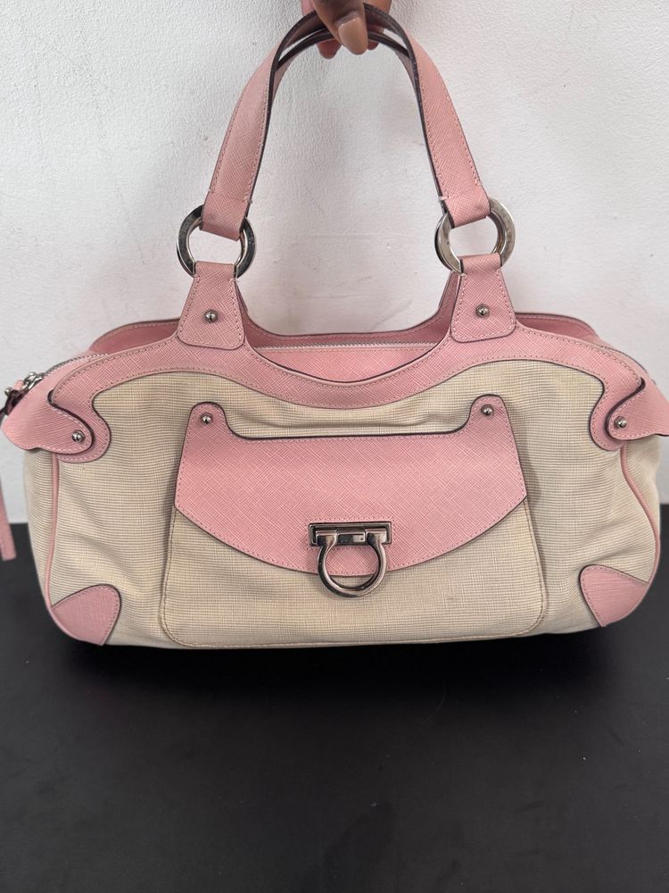 Salvatore Ferragamo Salvatore Ferragamo pink and beige handbag product image