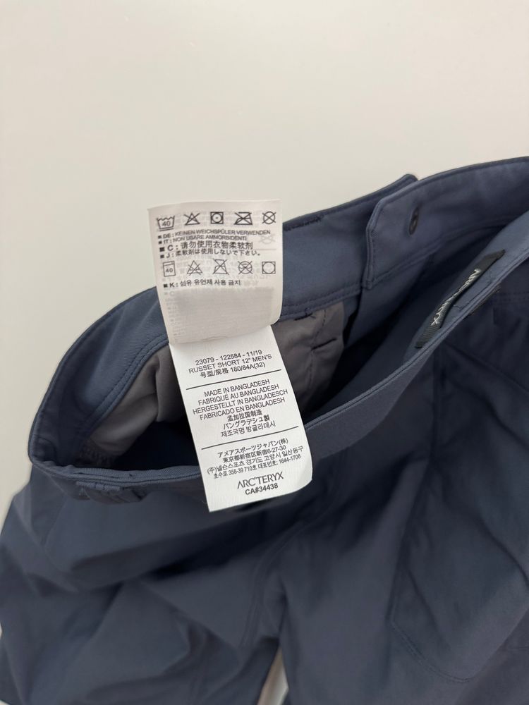 Arc’teryx Russet Shorts 12” Blue Men’s 32 image 9