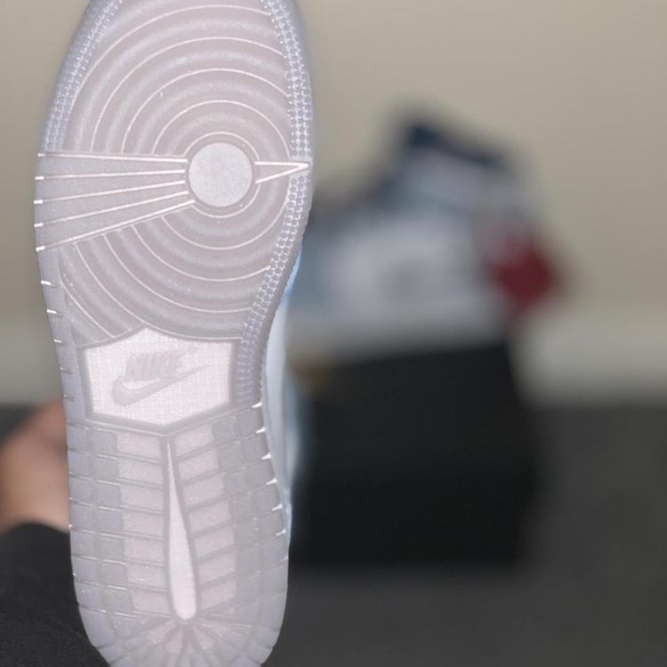 Immagine di Jordan 1 mid french blue Gs 3