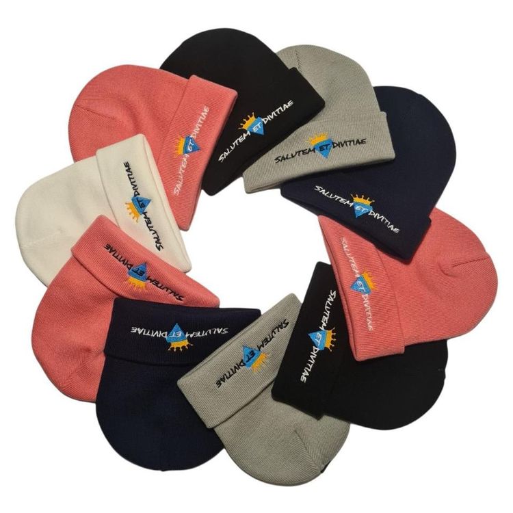 Salutem et Divitiae Navy Blue Beanie image 2