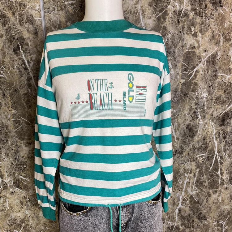 80s on the beach sweater