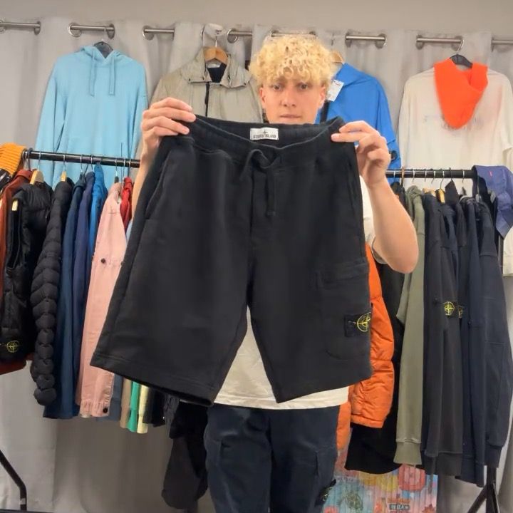 Stone Island small stone island shorts black zdjęcie produktu