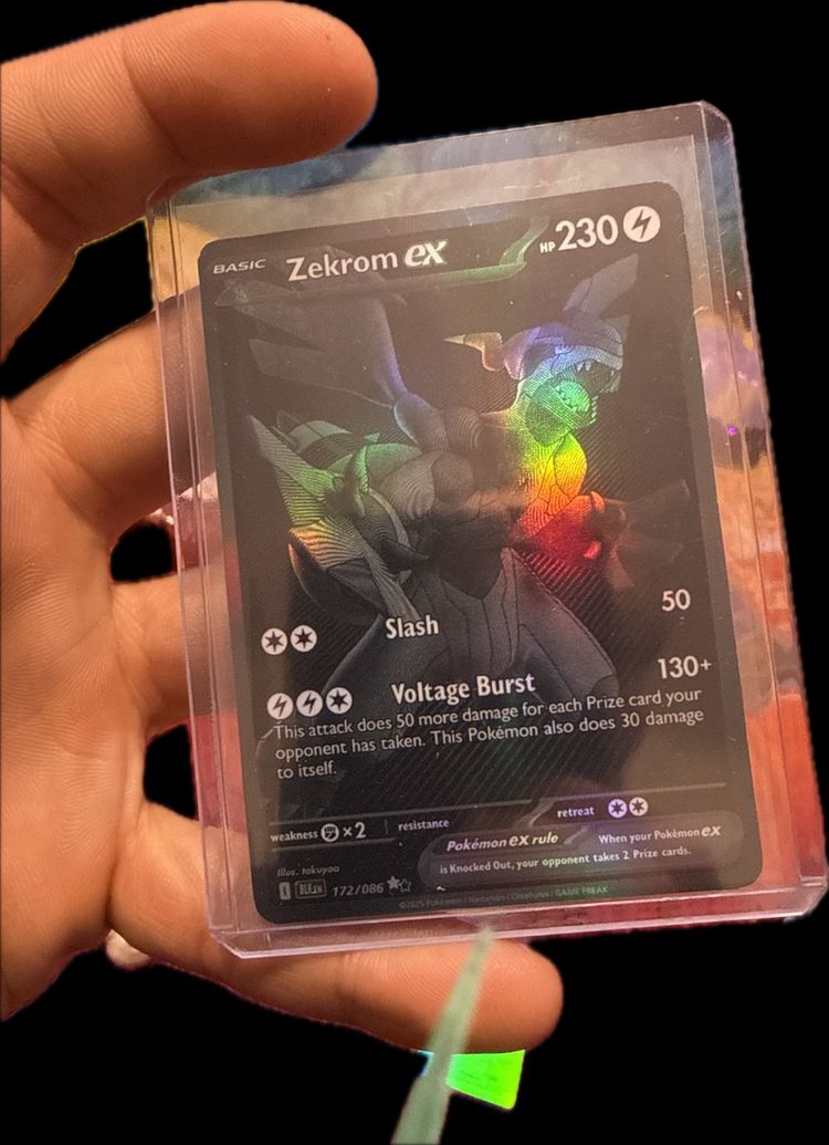Pokémon Zekrom Ex 172/086 Pokémon Card product image