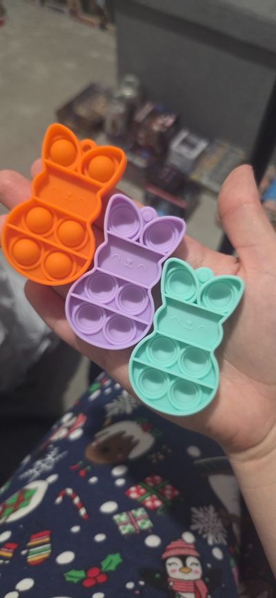 Silicone, Pop Bubble Fidget Toy (x1)