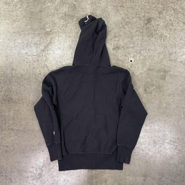 Champion Hoodie Reverse Weave Y2K Full Zip Sweatshirt, Black, Womens Small image 2