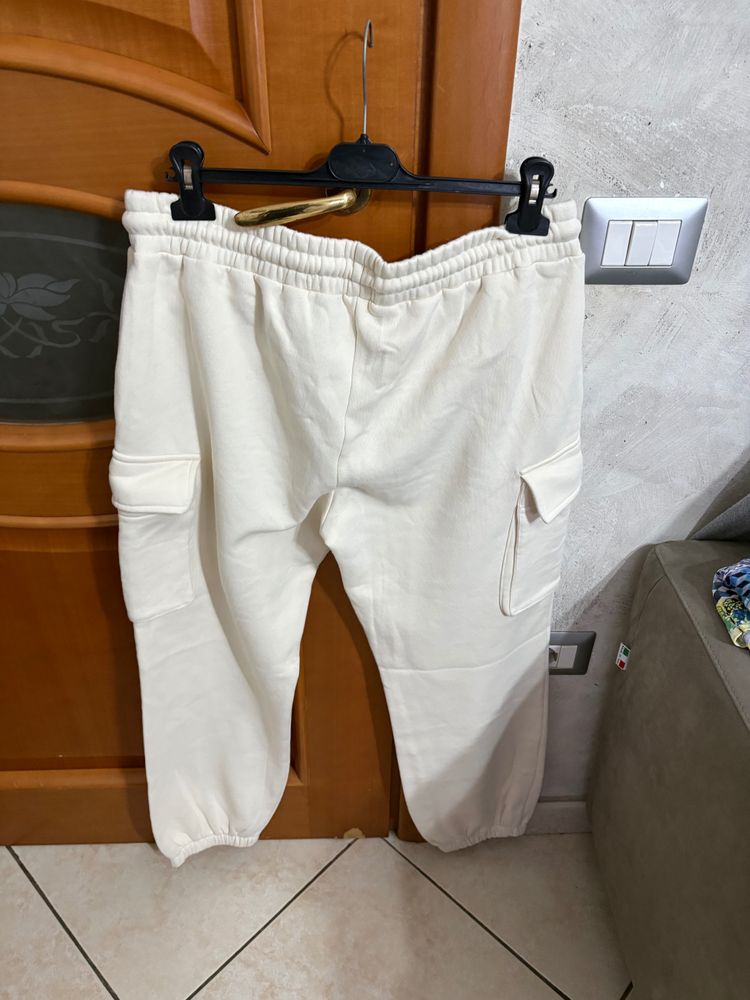 Angel White Cargo Jogger Pants 3