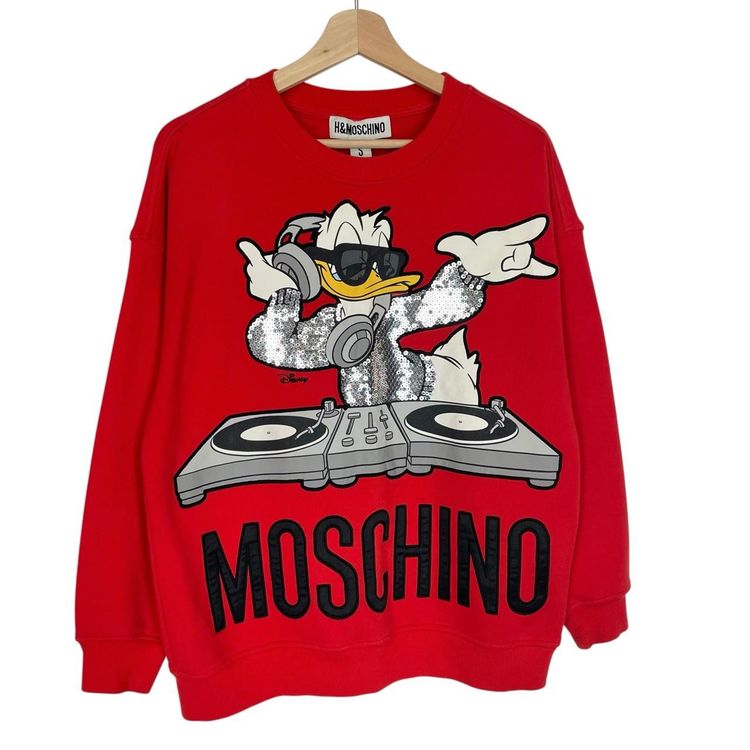 Immagine di Moschino x H&M Disney Graphic l Sweatshirt Small 1