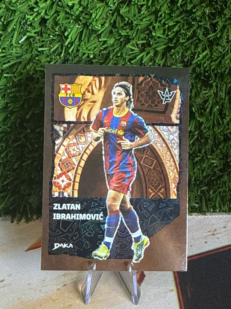 Zlatan Ibrahimović Barcelona Football Trading Card obraz 1