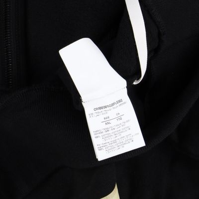 Off-White Black Tape Arrows Logo Zip Hoodie 3
