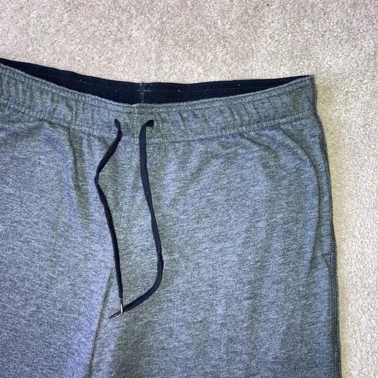 Vintage Champion C9 plain grey joggers / jogging bottoms with champion C9 embroidered logo on back image 2