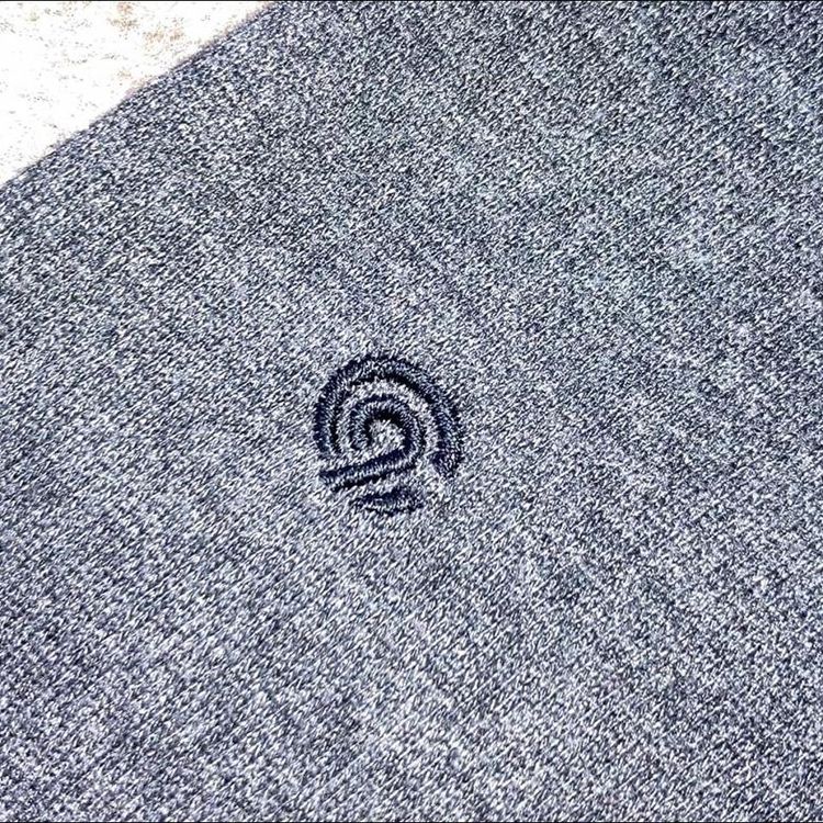 Vintage Champion C9 plain grey joggers / jogging bottoms with champion C9 embroidered logo on back image 4