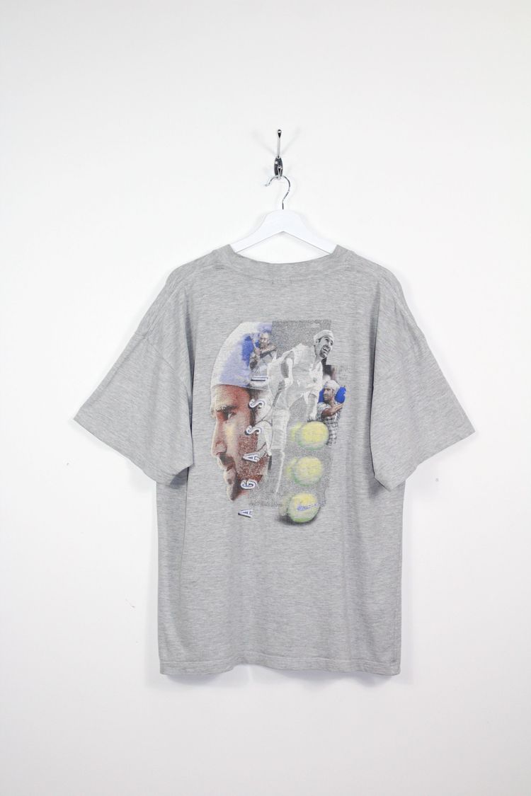 Vintage 80s Casuals NIKE ANDRE AGASSI 90'S VINTAGE TENNIS GRAPHIC T-SHIRT XL product image