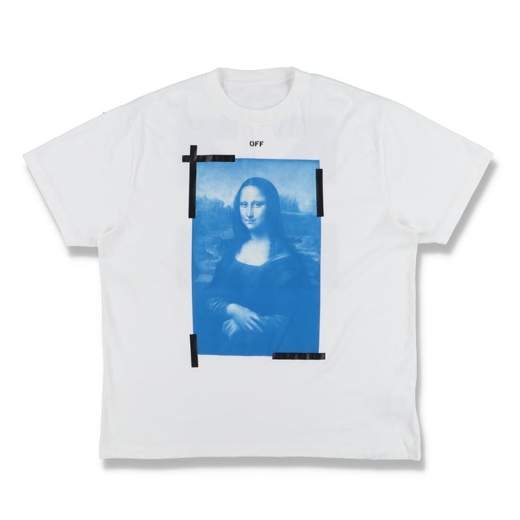 Off-White White Mona Lisa Arrows Oversized T-Shirt