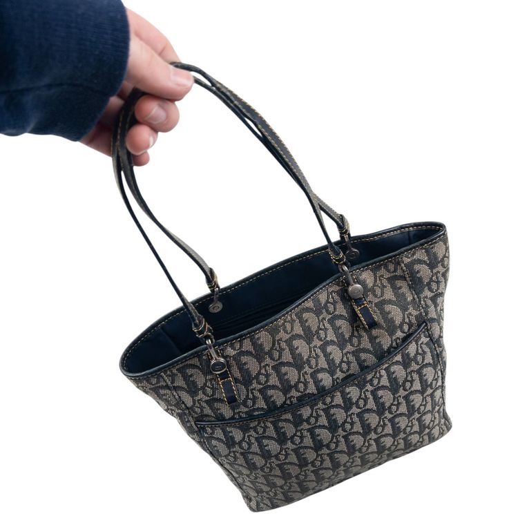 Vintage Dior Monogram Shoulder Bag 2