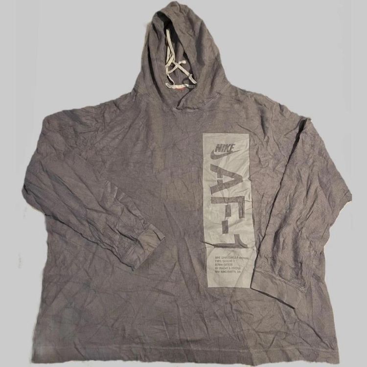 Grey Air force 1 Hoodie image 1
