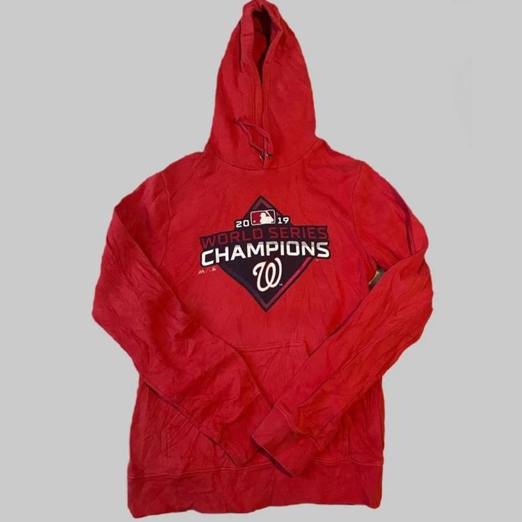 Red Washington nationals hoodie#