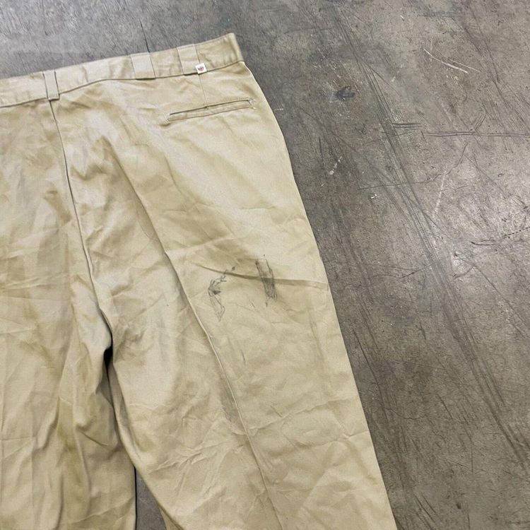 Dickies Trousers 874 Original Fit Carpenter Workwear Pants, Beige, Mens 50x32 3