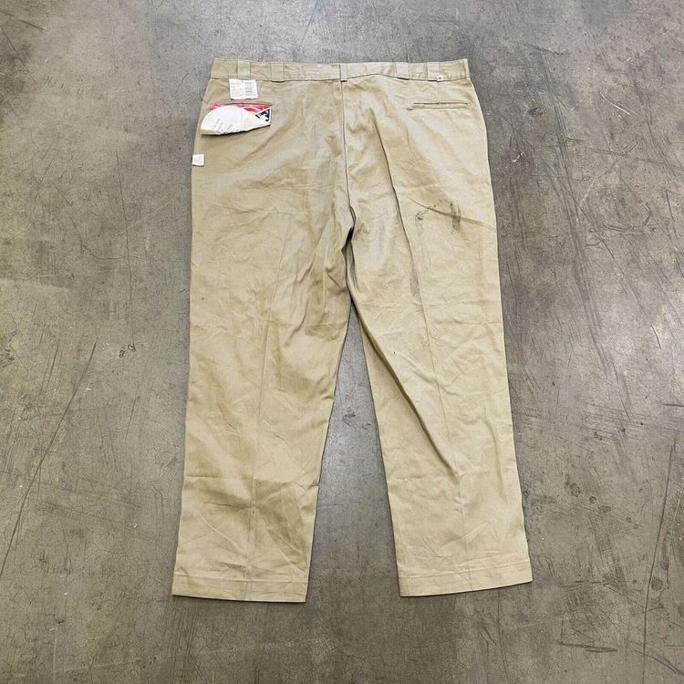 Dickies Trousers 874 Original Fit Carpenter Workwear Pants, Beige, Mens 50x32 1