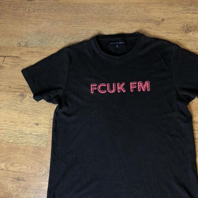 Y2K French Connection FCUK FM Graphic Tee 1