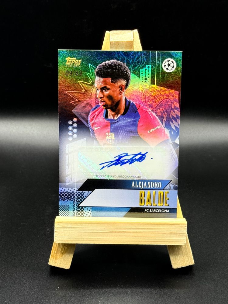 Alejandro Balde Fc Barcelona Autograph Card /49