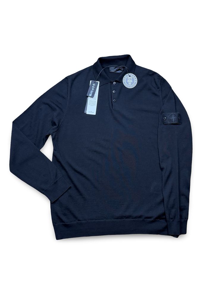 Stone Island Black Ghost Project Wool Polo