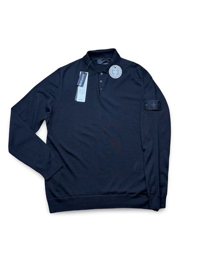 Stone Island Black Ghost Project Wool Polo