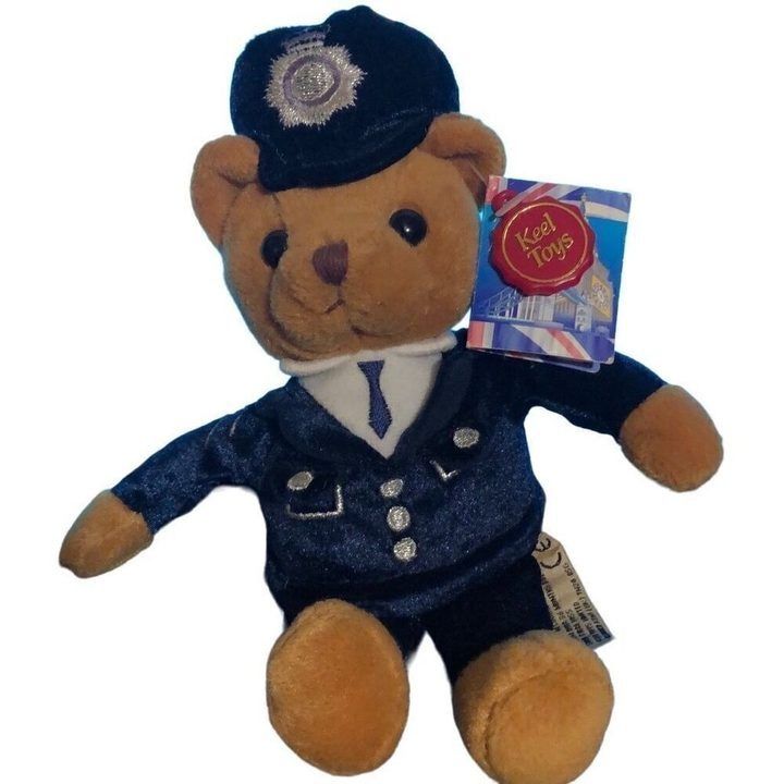 Keel Toys Police Bear Plush obraz 1
