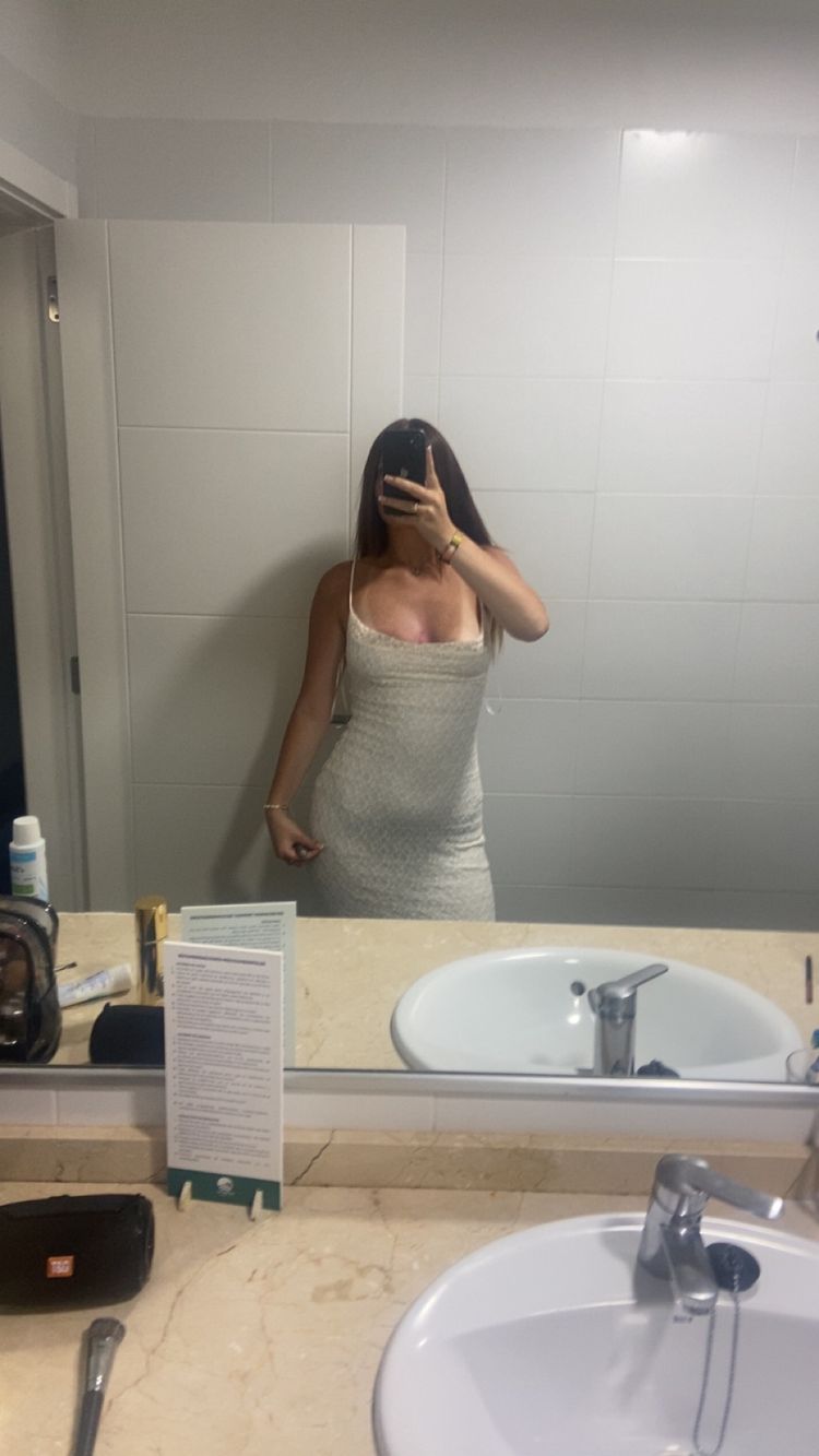 White Sleeveless Dress image 1