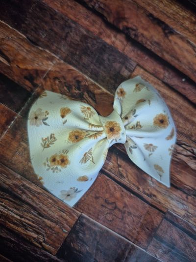 Autumn floral large bow