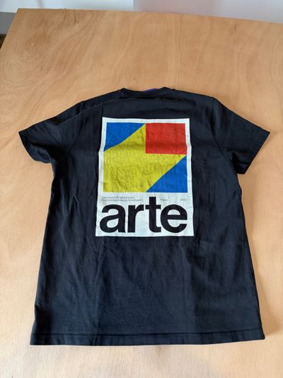 Arte Black Graphic T-Shirt 1772 - Taille M