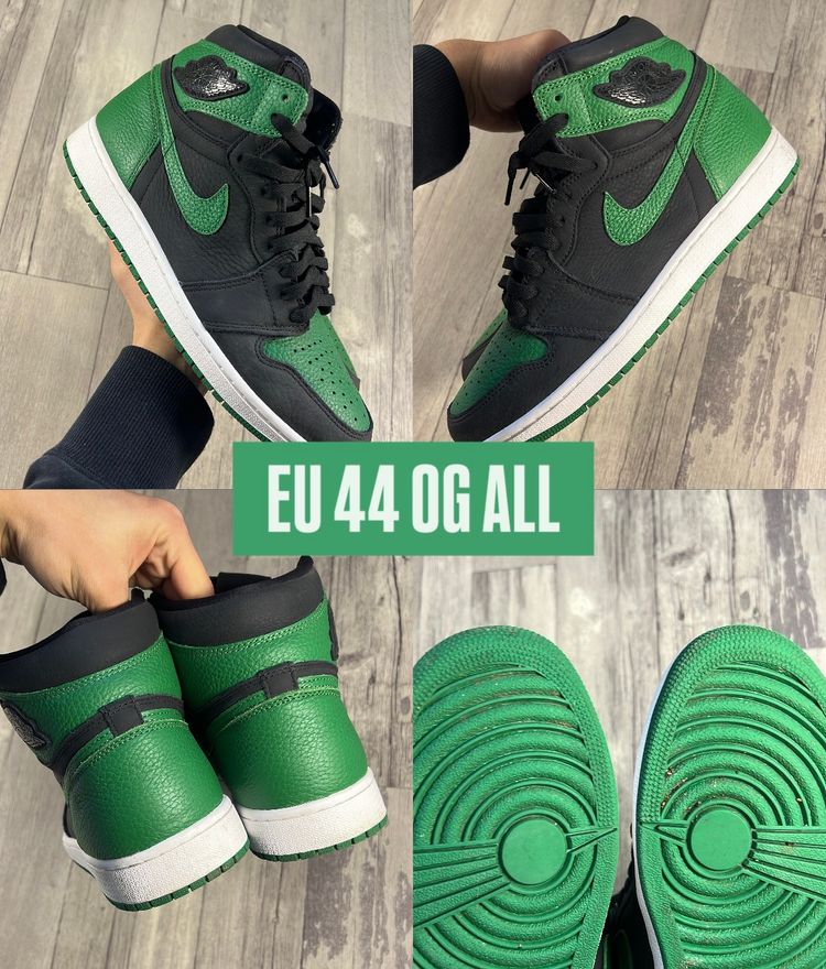 JORDAN 1 PINE GREEN 44 OG ALL