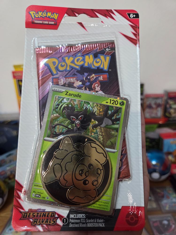 Zarude promo, Coin, And Booster Pack image 1